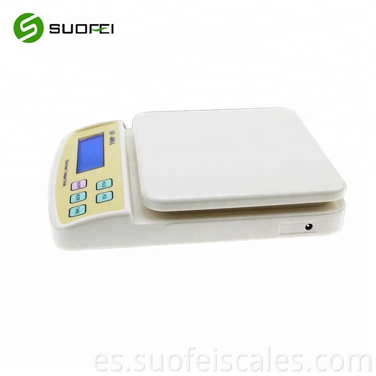 SF-400A Plastic 5 kg Multifunción Digital Digital Kitchen and Food Escala